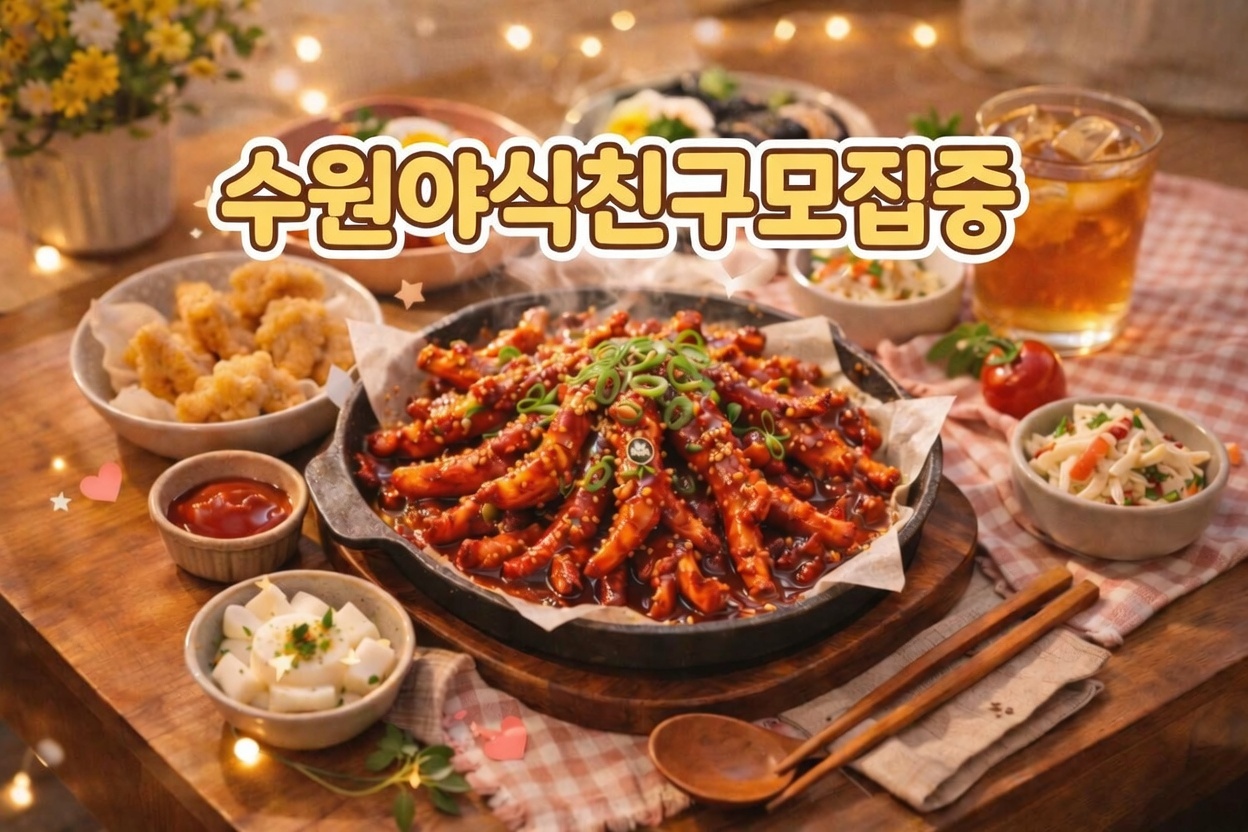 수원 야식모임! - 한중일식 모임 이미지